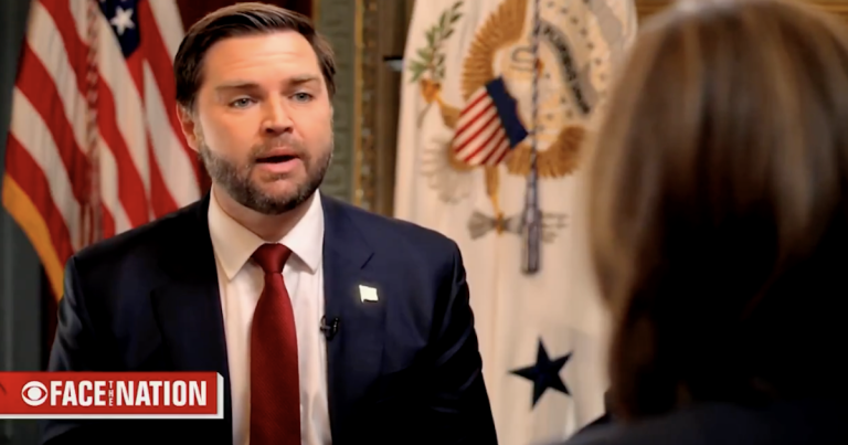 WATCH: Vance Reduces CBS Journalist to RUINS During Interview