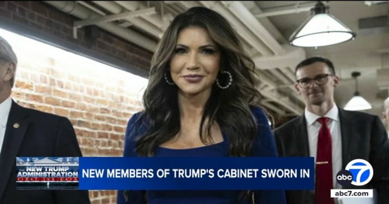 CONFIRMED! Kristi Noem to Lead Department of Homeland Security