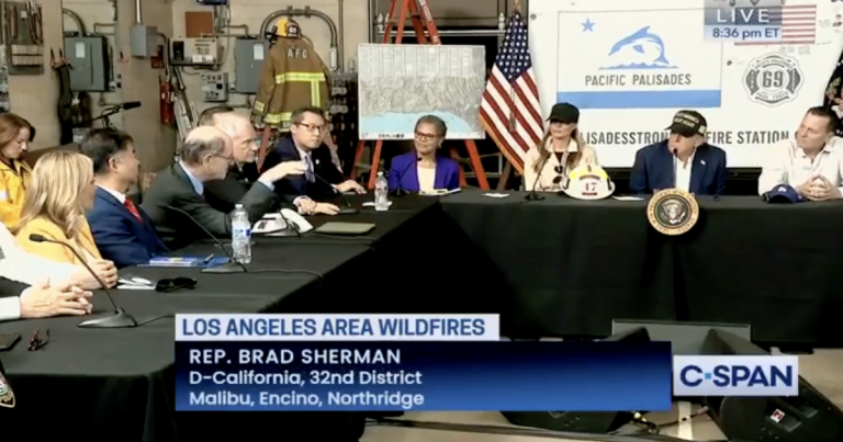 Democrat Rep Brad Sherman Muzzled After Trump SHUTS HIM DOWN!