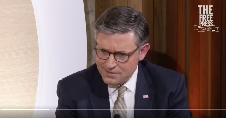 Speaker Johnson Just Spilled the Tea on Biden – And It’s PIPING!!