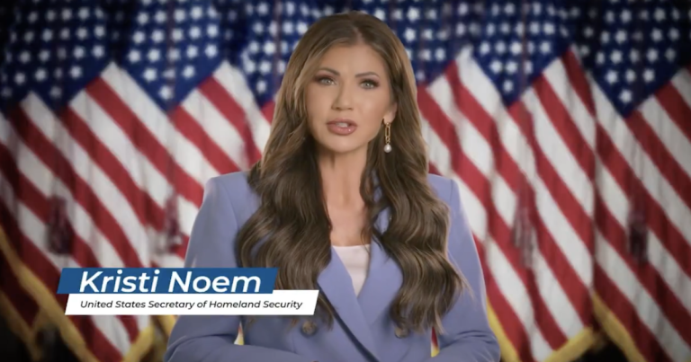 Kristi Noem Has a Message for Immigrants Trying to Enter U.S. Illegally