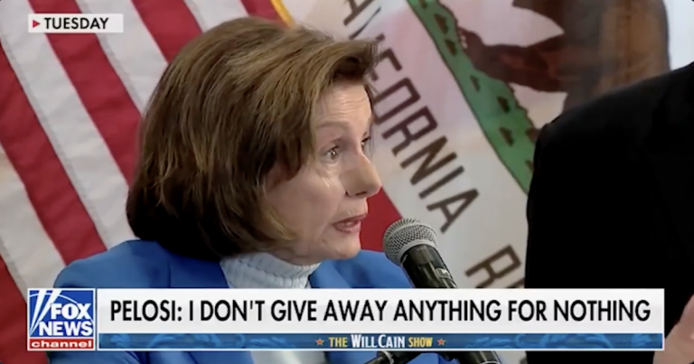 Pelosi Digs Talons into Schumer – ‘I Myself Don’t Give Away Anything for Nothing’