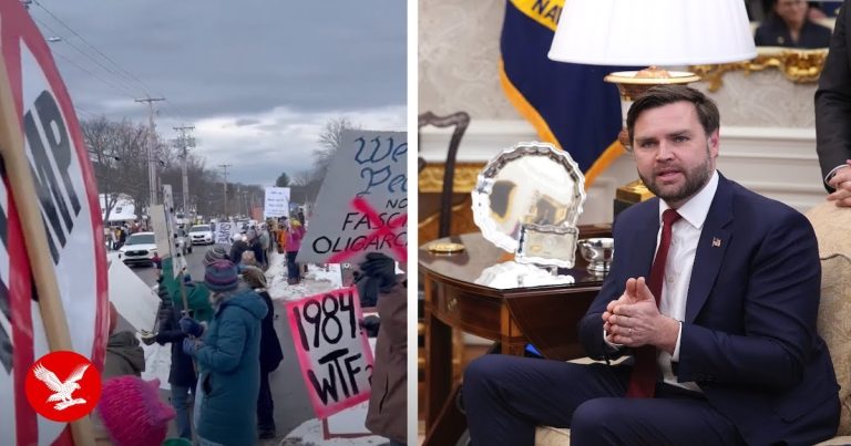 Vance Family Flees to ‘Undisclosed Location’ from Pro-Ukraine Protesters