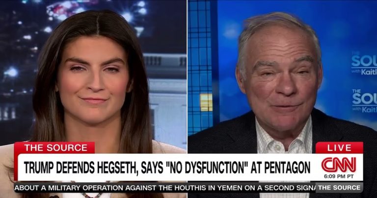 Sen. Kaine Complains Hegseth ‘Wrong Person to Be Secretary of Defense’