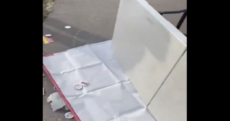 UWEC Professor FLIPS OVER TABLE Set Up by College Republicans (VIDEO)