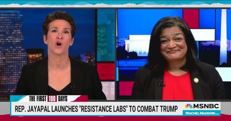 Jayapal Boasts About ‘Training Americans to Take Down Trump Dictatorship’