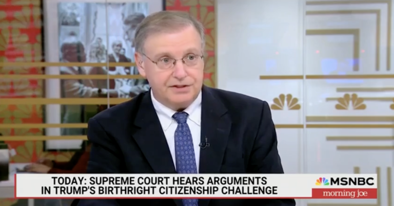 MSNBC Legal Analyst Admits Trump Might Be Right About Birthright Citizenship