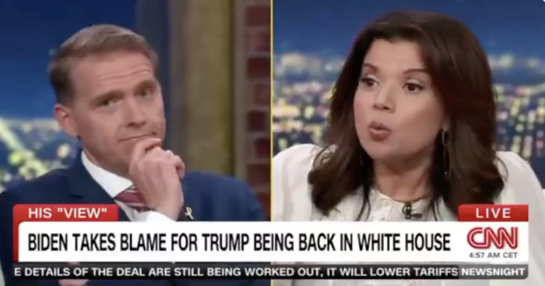CNN Host Can’t Keep a Straight Face at Navarro’s Biden Fantasy (WATCH)