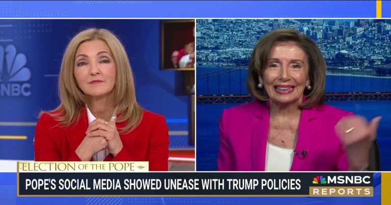 Delulu Pelosi Hopes New Pope Will Preach Against Trump