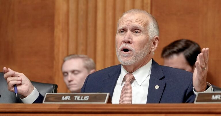 Tillis Taps Out: North Carolina Senator Won’t Run Again