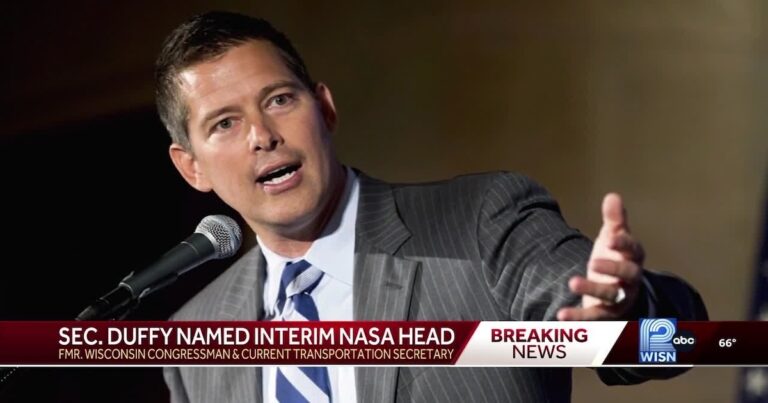 Trump Taps Sean Duffy as Interim NASA Chief