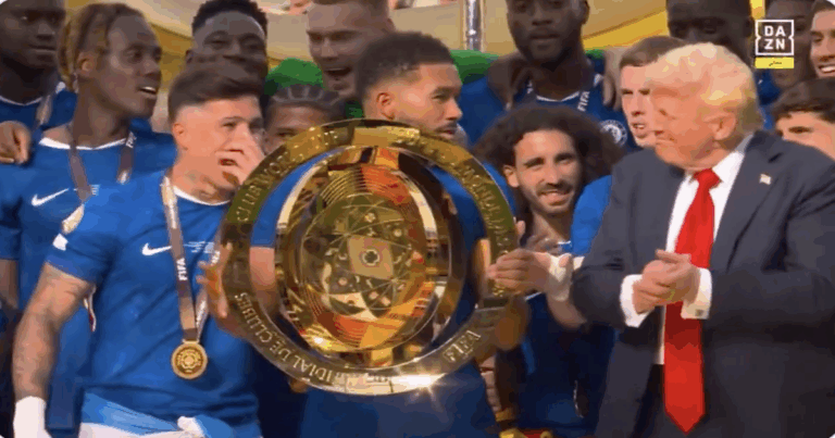 From WH to World Stage: Trump Delivers the Gold to Chelsea!