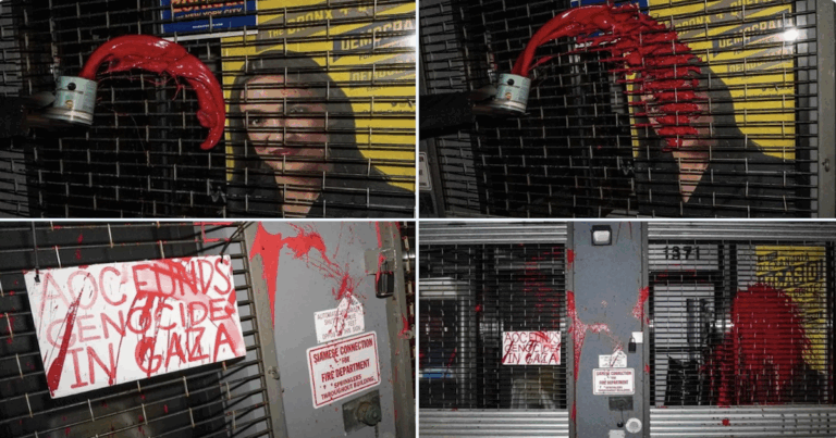 Red Rage: Vandals Go Full Picasso on AOC’s Office