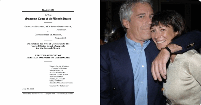 Maxwell Moves to Overturn Conviction as DOJ Faces Scrutiny Over Epstein Case