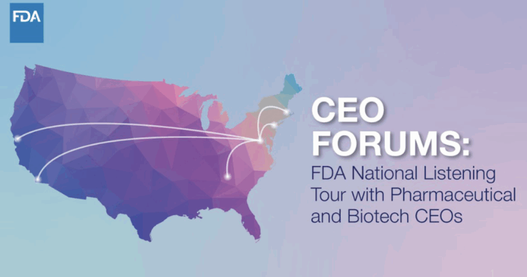 FDA Launches National CEO Forums to Rethink Red Tape, Accelerate Innovation