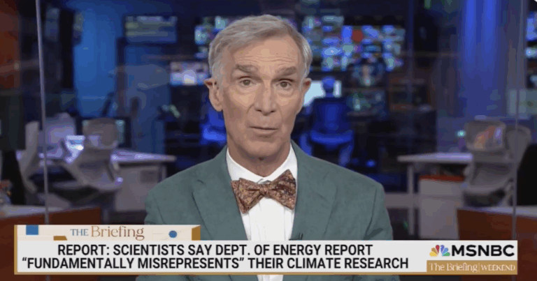 MSNBC’s Favorite “Science Guy” Turns Climate Alarm Into Political Attack