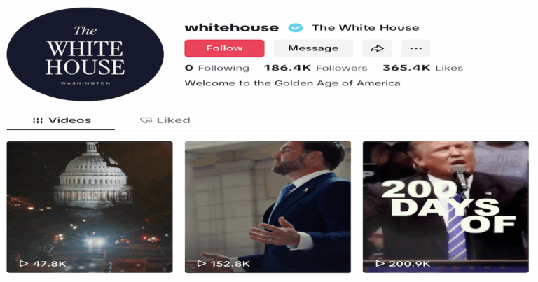 White House Slides Into TikTok: “What’s Up, America?”