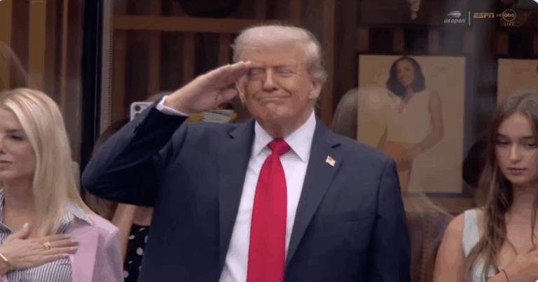 Trump Steals the Show with Cheers at U.S. Open Final (WATCH)