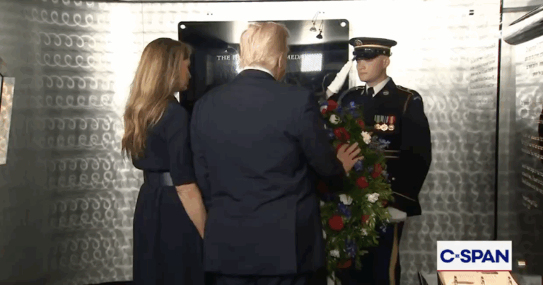 Trump Honors 9/11 Heroes with Pentagon Ceremony (WATCH)