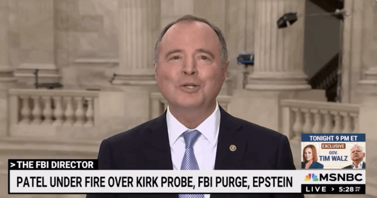 Sen. Schiff Smears FBI Director Patel as ‘Internet Troll’
