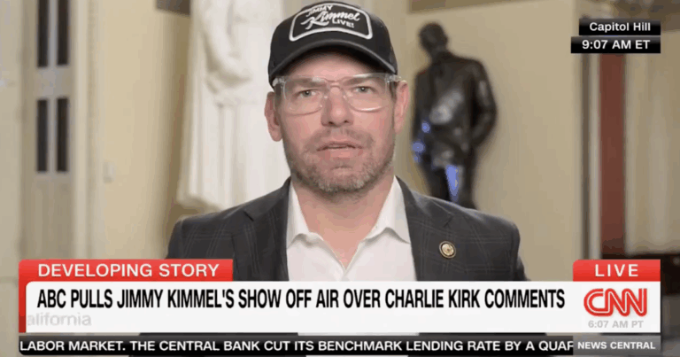 Swalwell’s New Cause: Defending Jimmy Kimmel’s Paycheck