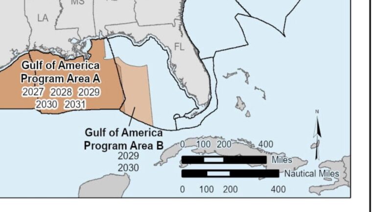 Trump Redraws Gulf Map, Reopens California Waters in Major Energy Revival